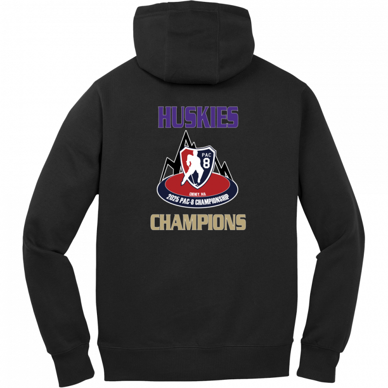 Huskies champions Hoodie (back print)