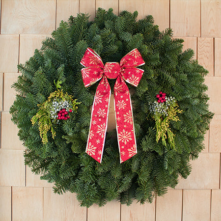 22" Mixed Evergreen Wreath